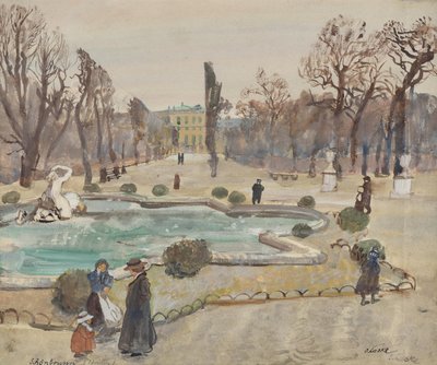 Schönbrunn (Kış) by Oskar Laske