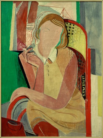 Inge III, sigara ve baston sandalye ile by Oskar Moll