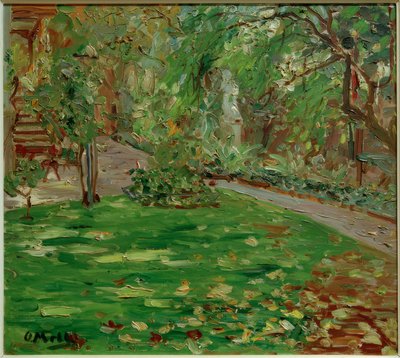 Jardin du Lüksemburg I by Oskar Moll