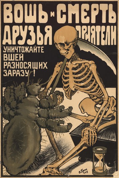 Bit ve ölüm dosttur, 1919. by Oskar Petrovich Gruen