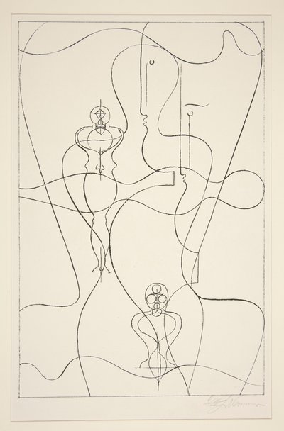 Soyutlama by Oskar Schlemmer