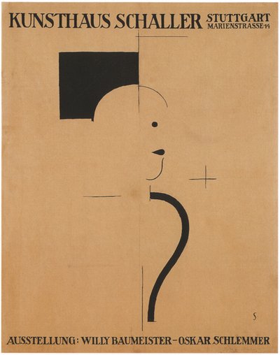 Sanat Sergisi: Willy Baumeister - Oskar Schlemmer, 1918 by Oskar Schlemmer