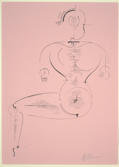 Şekil H 2 by Oskar Schlemmer