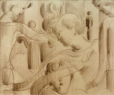 Figürkompozisyon by Oskar Schlemmer