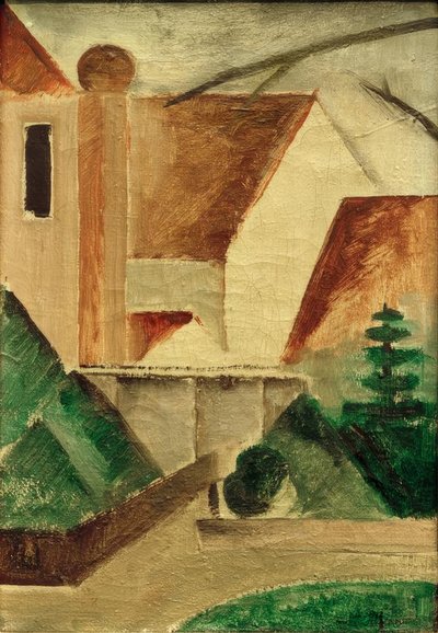 manastır by Oskar Schlemmer