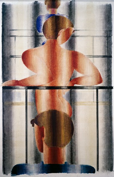 korkuluk sahnesi by Oskar Schlemmer