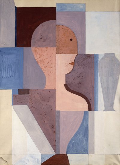 Yarım Şekil Sağa Böl by Oskar Schlemmer