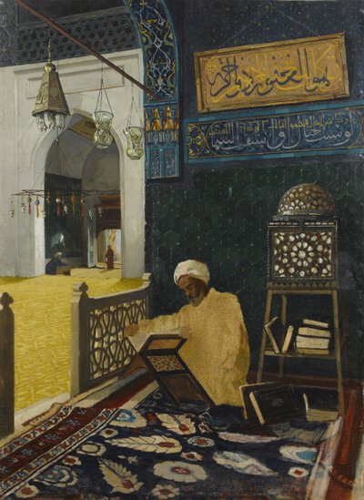 Kuran okumak by Osman Hamdi Bey