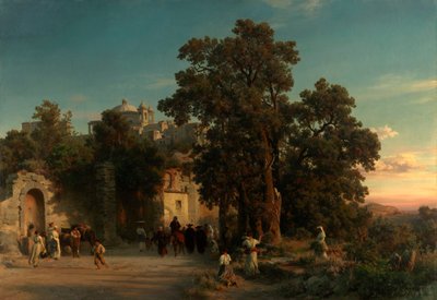 Akşam by Oswald Achenbach