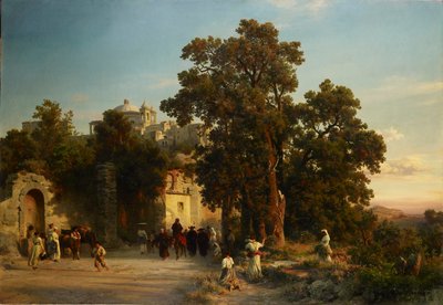 Akşam by Oswald Achenbach