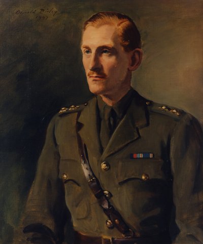 9. Northumberland Dükü'nün portresi by Oswald Hornby Joseph Birley