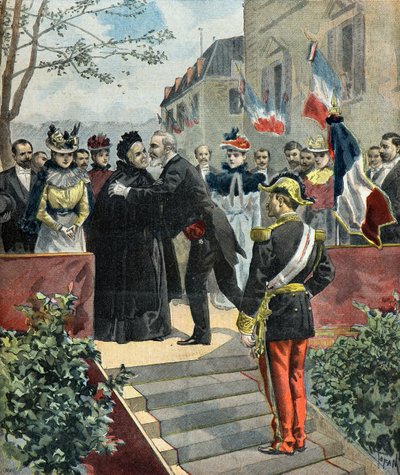 Emile Loubet annesini ziyaret etti by Oswaldo Tofani