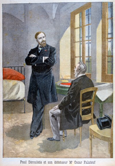 Paul Déroulède ve savunucusu Oscar Falateuf, 1899. by Oswaldo Tofani