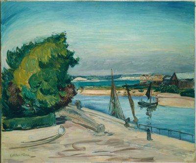 Le Havre, Liman girişi by Othon Friesz