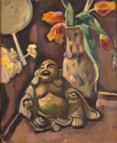 Buda heykelciği ile natürmort by Othon Friesz