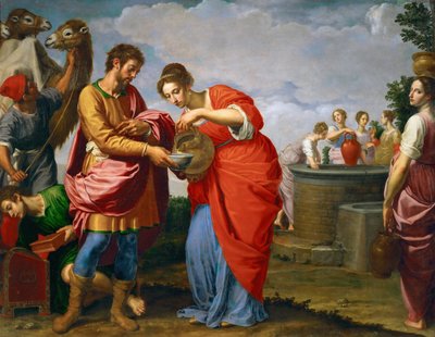 Rebecca ve Eliezer Kuyuda - Ottavio Vannini (1585-1643). Tuval üzerine yağlı boya, c. 1626. Ebat : 120x154 cm. Sanat Tarihi Müzesi, Viyana by Ottavio Vannini