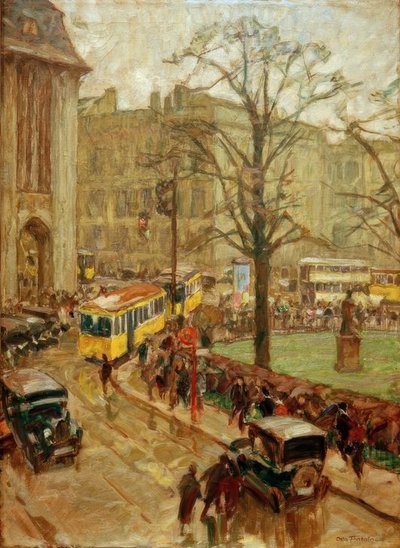 Leipzig meydanı by Otto Antoine