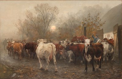 İnekleri İnek Evinden Çıkarmak by Otto Bache