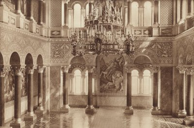 Bavyera Kralları Kalesi Neuschwanstein, Taht Salonu by Otto Ballerstedt