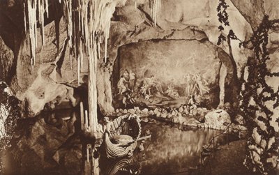 Bavyera Kralları Kastle Linderhof yakınlarındaki Blue Grotto by Otto Ballerstedt