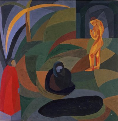 Üç figürlü kompozisyon, 1911-1941. by Otto Freundlich