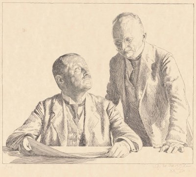 Koleksiyonerler Guido von Usedom ve Gustav von Houwald