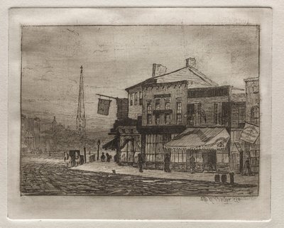 Eagle Street ve Woodland Avenue, 1878. by Otto H. Bacher