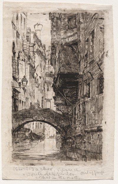 Ponte del Pistor. by Otto H. Bacher