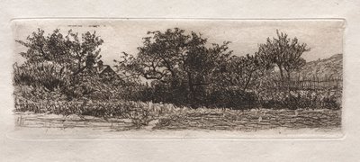 Çatılar ve Ağaçlar, 1879. by Otto H. Bacher