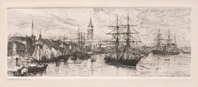 Denizcilik ve Ducal Sarayı, 1888. by Otto H. Bacher