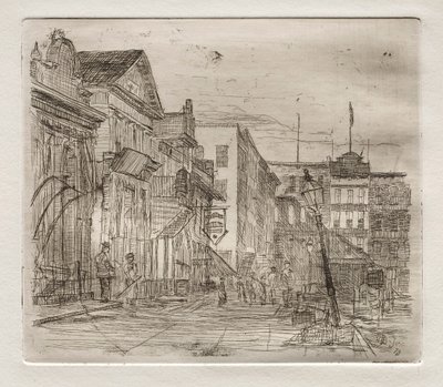 Güneybatı Köşesi, Halk Meydanı, Cleveland, 1878. by Otto H. Bacher