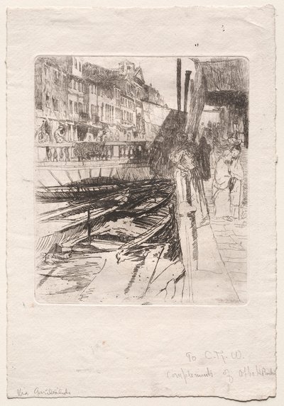 Via Garibaldi, 19. yüzyılın sonları ve 20. yüzyılın başlarında. by Otto H. Bacher