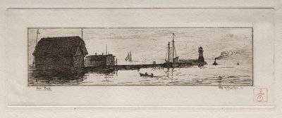 Batı İskelesi, Cleveland, 1878. by Otto H. Bacher