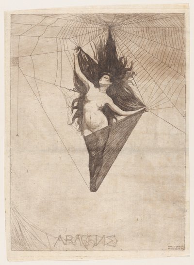 Arachne, 1884., 1884. by Otto Henry Bacher