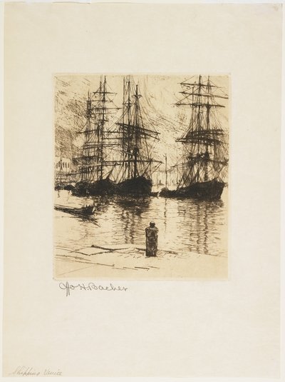 Sevkiyat, Venedik, 1879-1880 by Otto Henry Bacher
