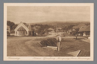 semarang. Yeni Tjandiweg-Merapiweg. (Yeni Semarang) by Otto Hisgen