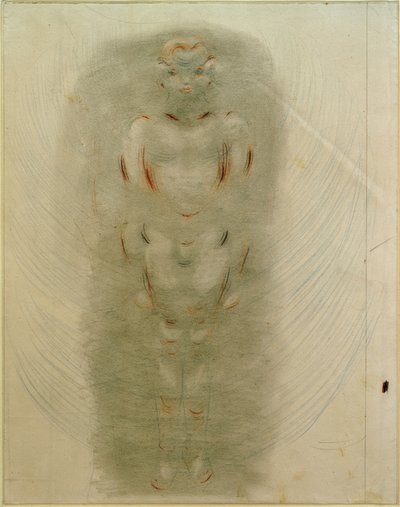 Erkek çıplak ayakta. pembe diziden by Otto Meyer Amden