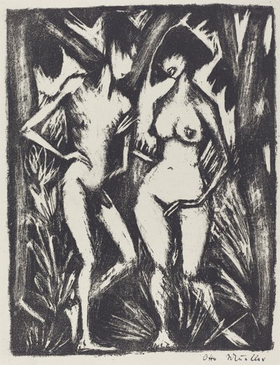 Adem ve Havva (Adem ve Eva) by Otto Müller