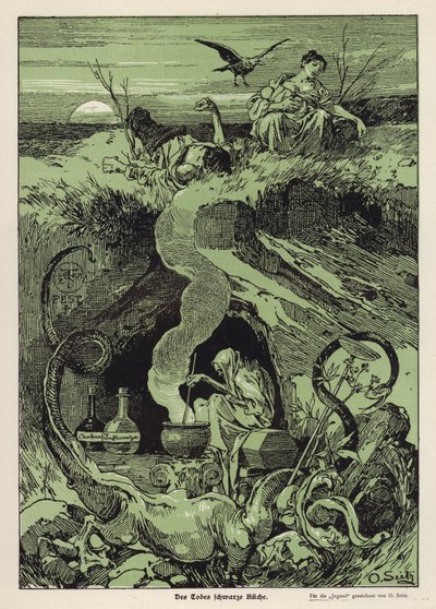 Ölümün Kara Mutfağı (renkli taş) by Otto Seitz