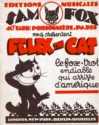 Kedi Felix. (gravür, yaklaşık 1930) by Otto and Sullivan Pat Messmer