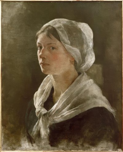 Worpsweder Mädchen by Otto Ubbelohde