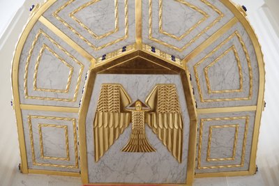Kutsal Ruh Am Steinhof kilisesi (kilise Leopold), Viyana, Avusturya (fotoğraf) by Otto Wagner