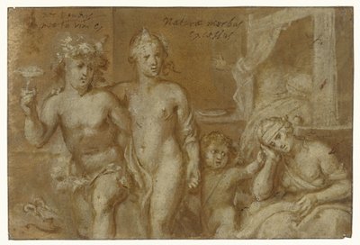 Bacchus ve Venüs ile İlişkinin Sonuçları by Otto van Veen