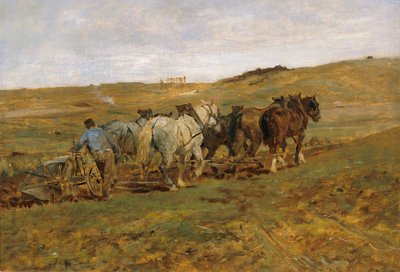 çiftçilik yapan çiftçi by Otto von Thoren