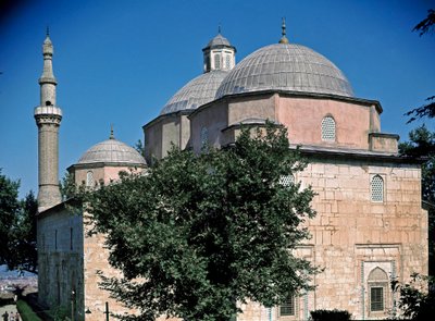 Yeşil camiden bir görünüm by Ottoman School