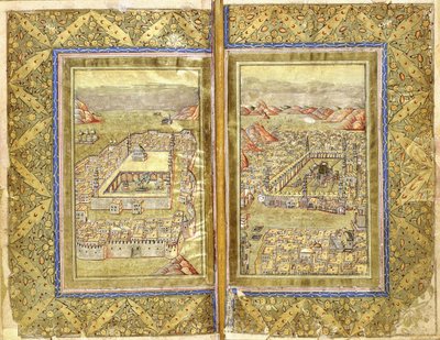 Mekke ve Medine Manzaraları, c.1794-5 by Ottoman School