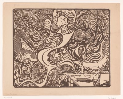 İsimsiz (Sembolik halüsinasyon sahnesi) by P.C. Hamburg (possibly)