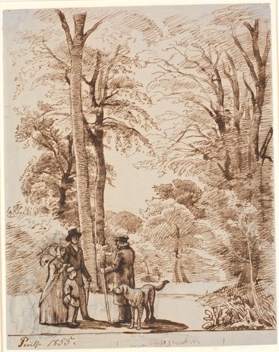 Rakamlarla orman yolu. Islinge by P.C. Skovgaard