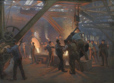 Demir Dökümhanesi, Burmeister ve Wain by Peder Severin Krøyer