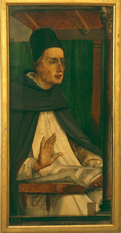 Büyük Albert (tuval üzerine yağlı boya) by P. (c.1450 1504) Joos van Gent and Berruguete